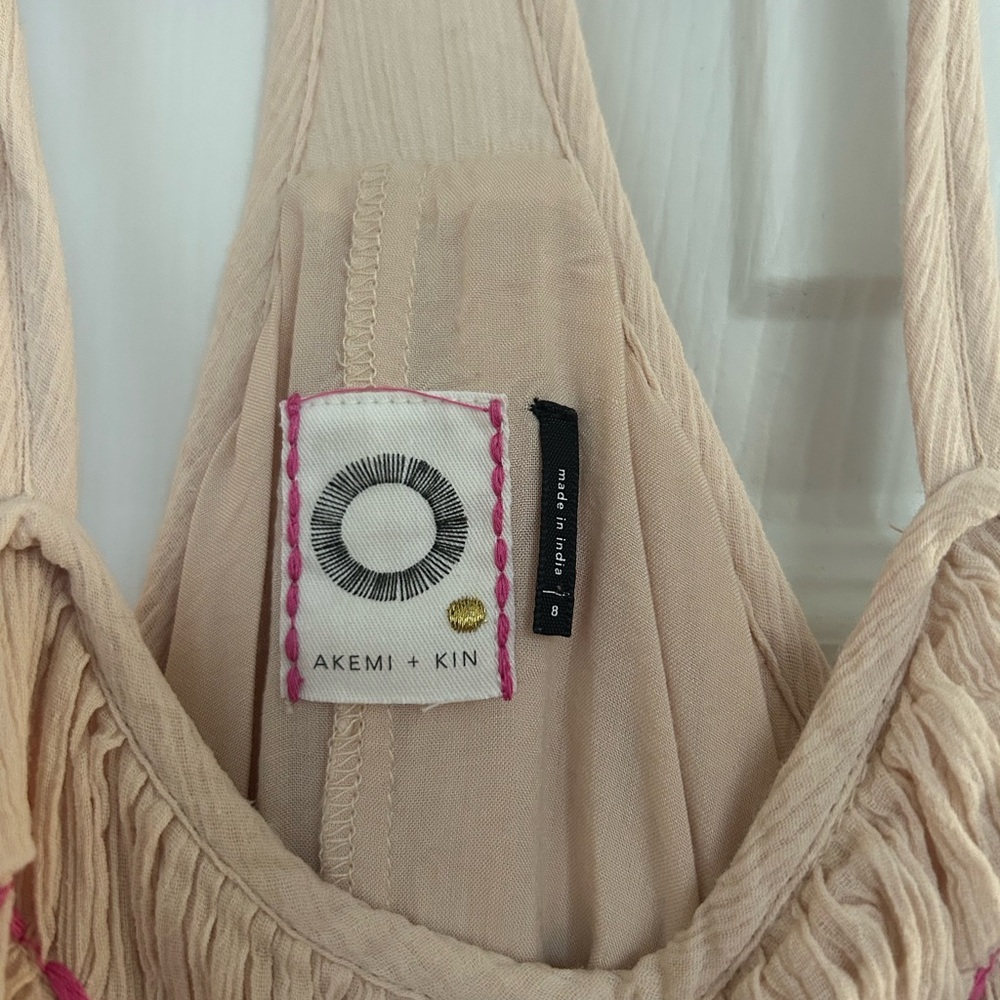 Anthropologie Boho Linen Dress - Picture 2 of 3